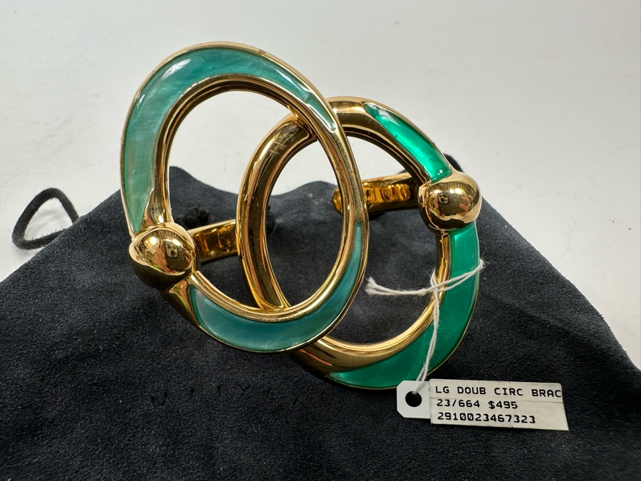 New Maiyet Large Double Circle Bracelet With Tags Retails $495 [Photo 9]