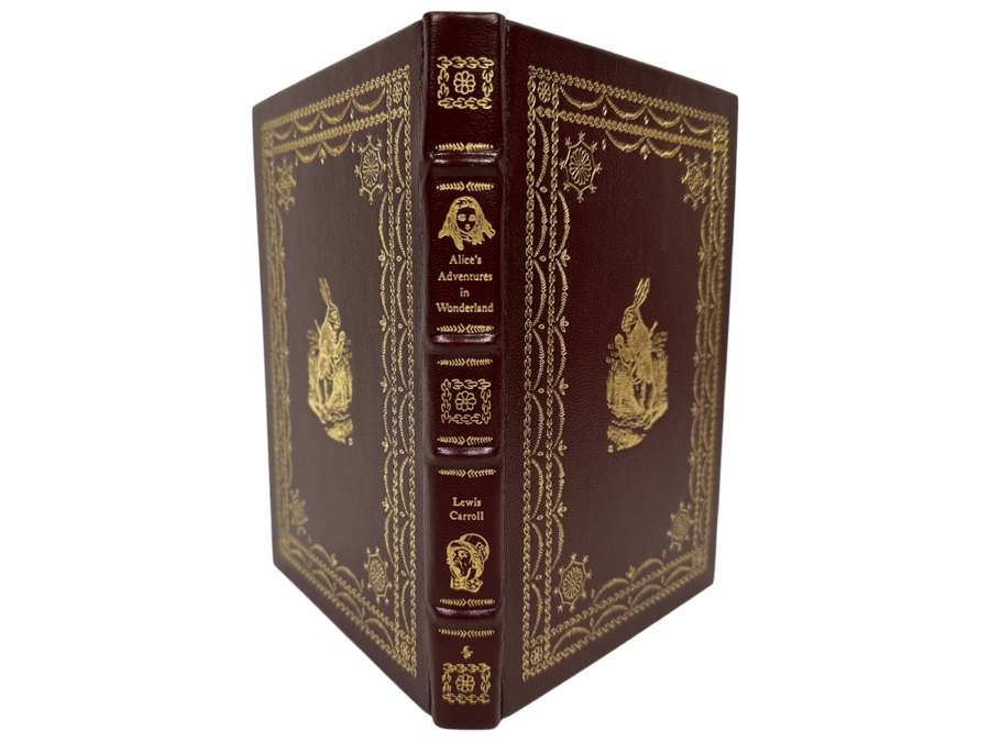 Easton Press Leather Bound Collector’s Edition Book Alice’s Adventures In Wonderland By Lewis Carroll