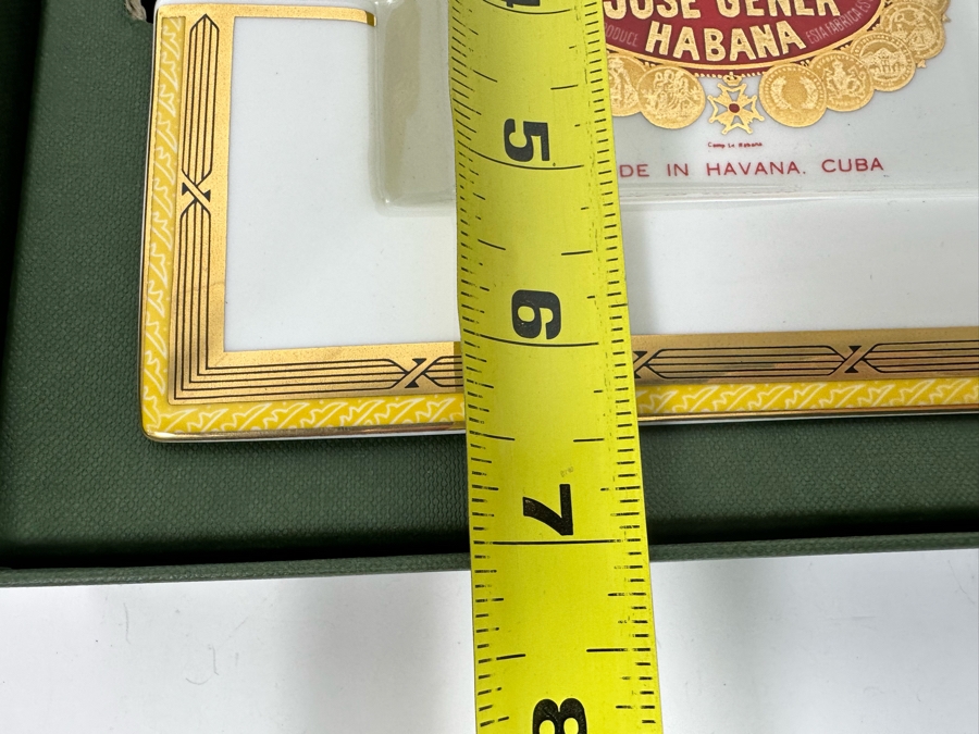 New Vintage Cigar Advertising Ashtray Hoyo De Monterrey De Jose Gener Habana Made In Havana, Cuba With Box 7.5 X 6.5 [Photo 8]