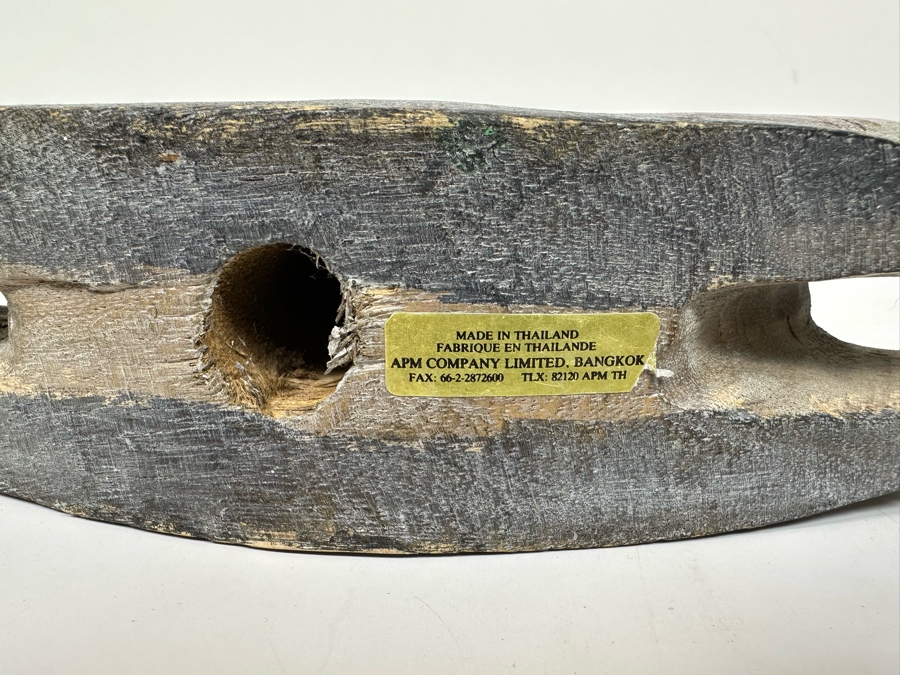 Carved Stone Elephant Within An Elephant Figurine 4.5W And Carved Wooden Rocking Elephant From Thailand 10W [Photo 17]