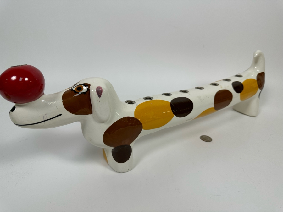 Signed Figural Dachsund Dog Menorah By Alison Palmer 22W X 2.5D X 7H [Photo 9]