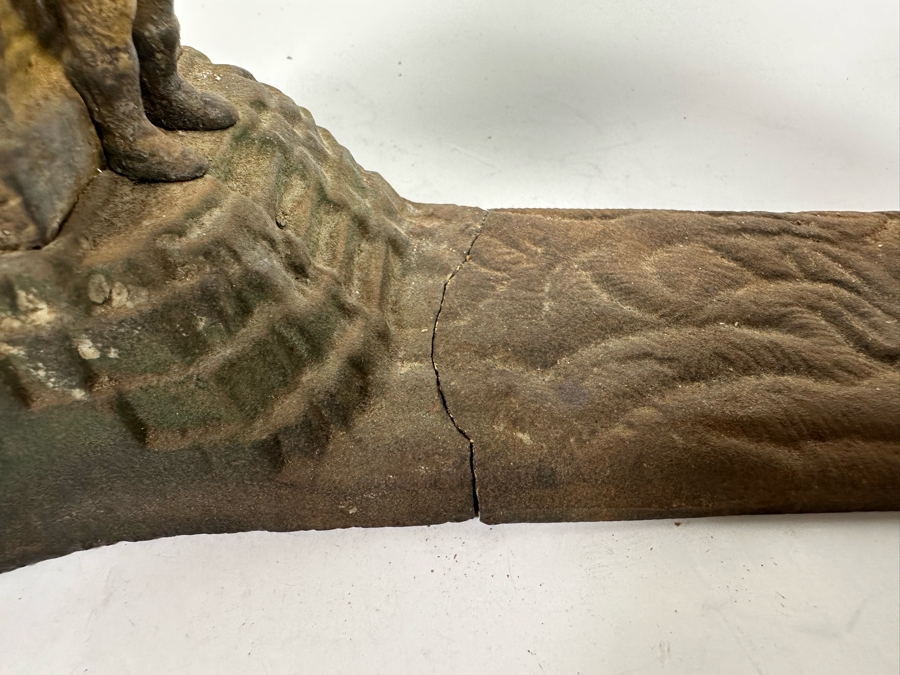 Antique Cast Iron William Tell Mechanical Bank (Note That Base Is Separated And Needs Repairs) 10W X 3.5D X 6.5H - See Photos [Photo 18]