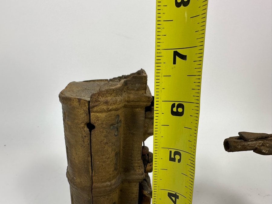 Antique Cast Iron William Tell Mechanical Bank (Note That Base Is Separated And Needs Repairs) 10W X 3.5D X 6.5H - See Photos [Photo 25]