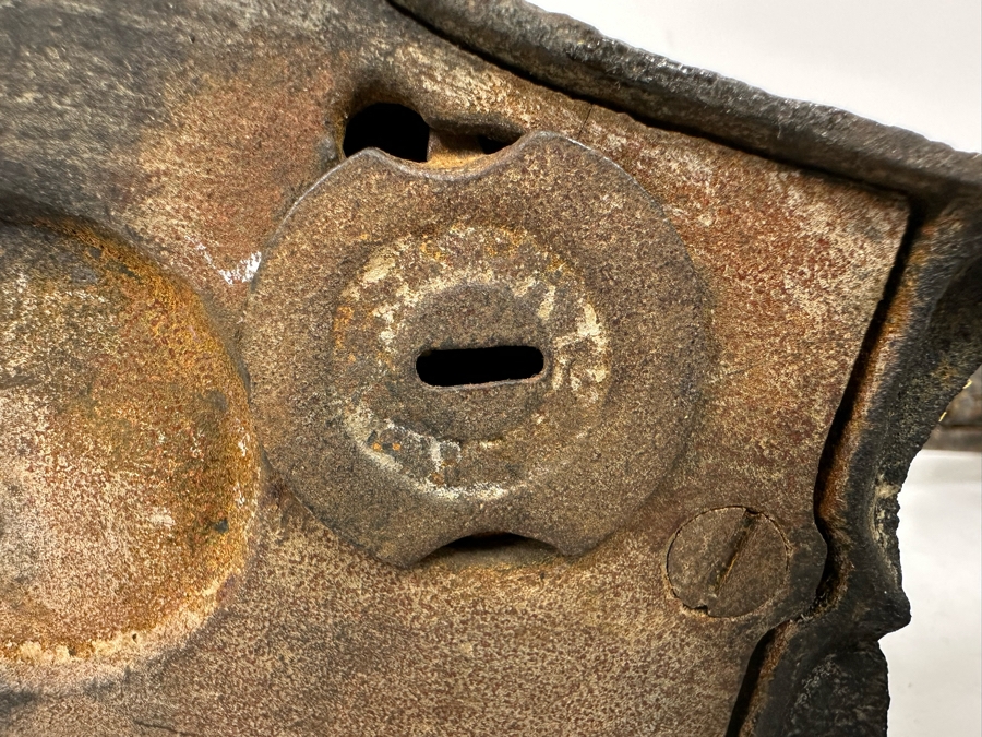 Antique Cast Iron William Tell Mechanical Bank (Note That Base Is Separated And Needs Repairs) 10W X 3.5D X 6.5H - See Photos [Photo 22]