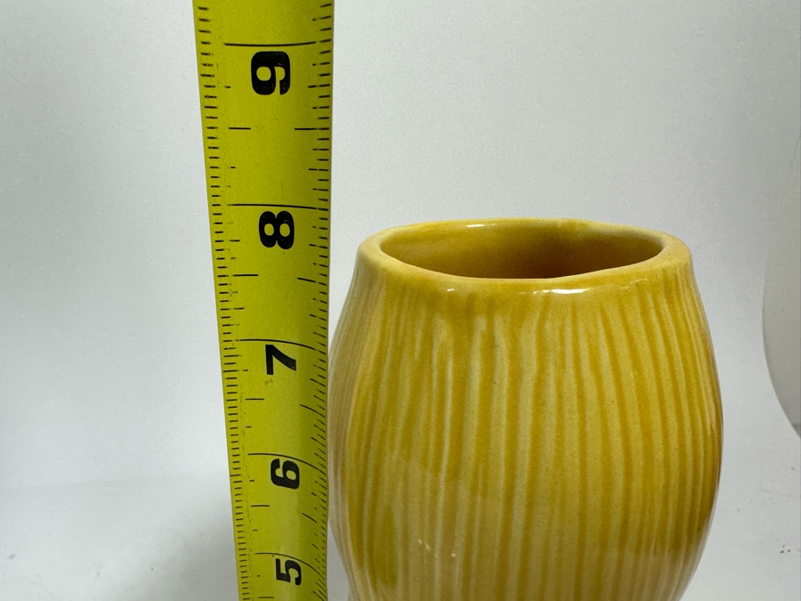 Pair Of USA Pottery Vases One Of Right Is Signed Barbara Eigen 8H And 10H [Photo 10]