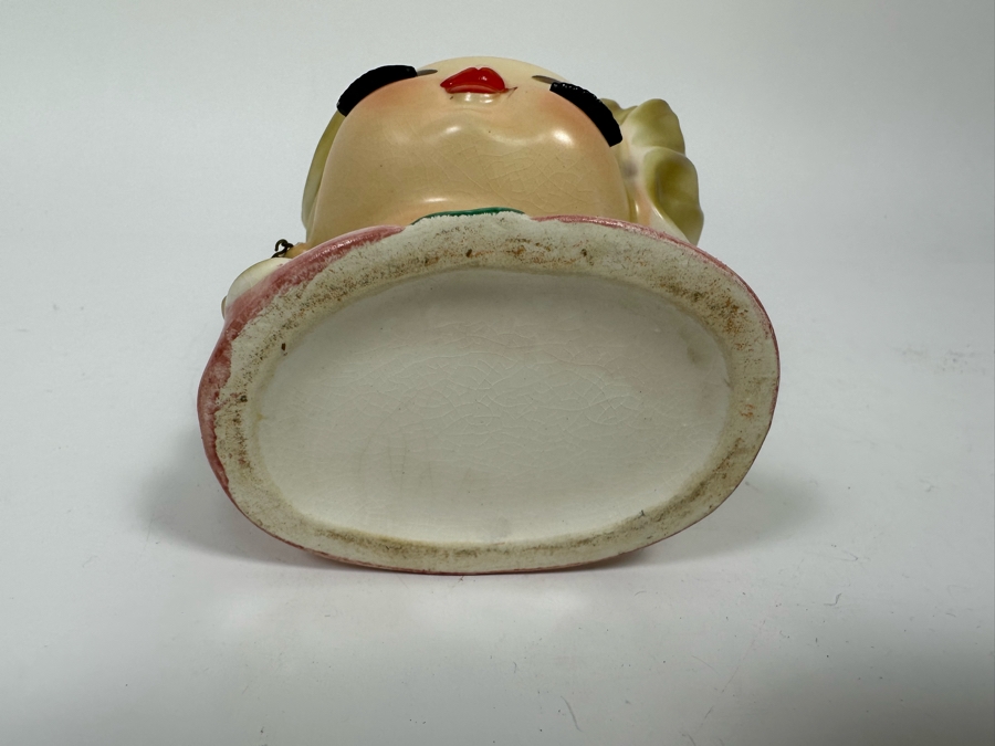 Vintage Head Vase With Pearls 5.5H [Photo 8]