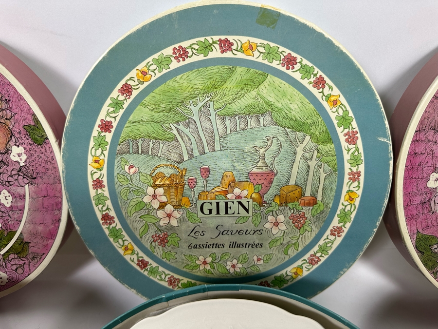 GIEN France Cheese And Dessert Plates 8.5R 18 Plates Total [Photo 8]