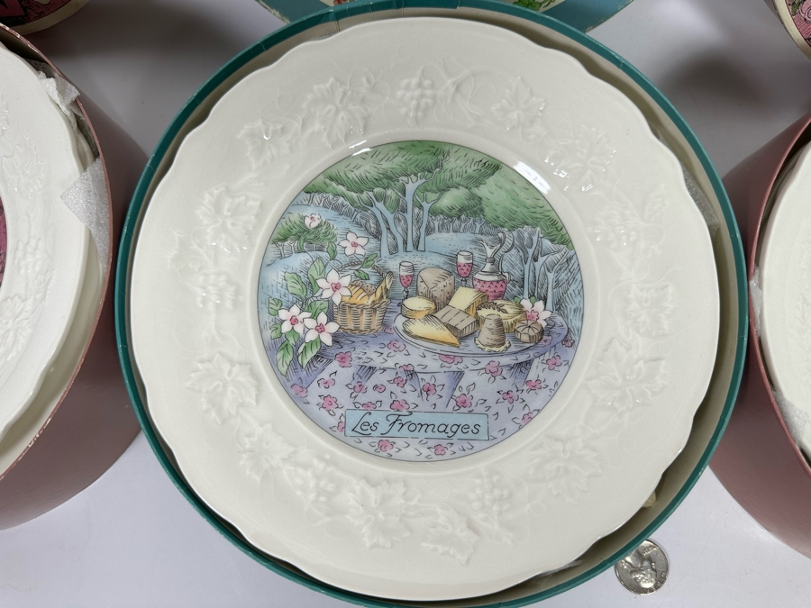 GIEN France Cheese And Dessert Plates 8.5R 18 Plates Total [Photo 6]