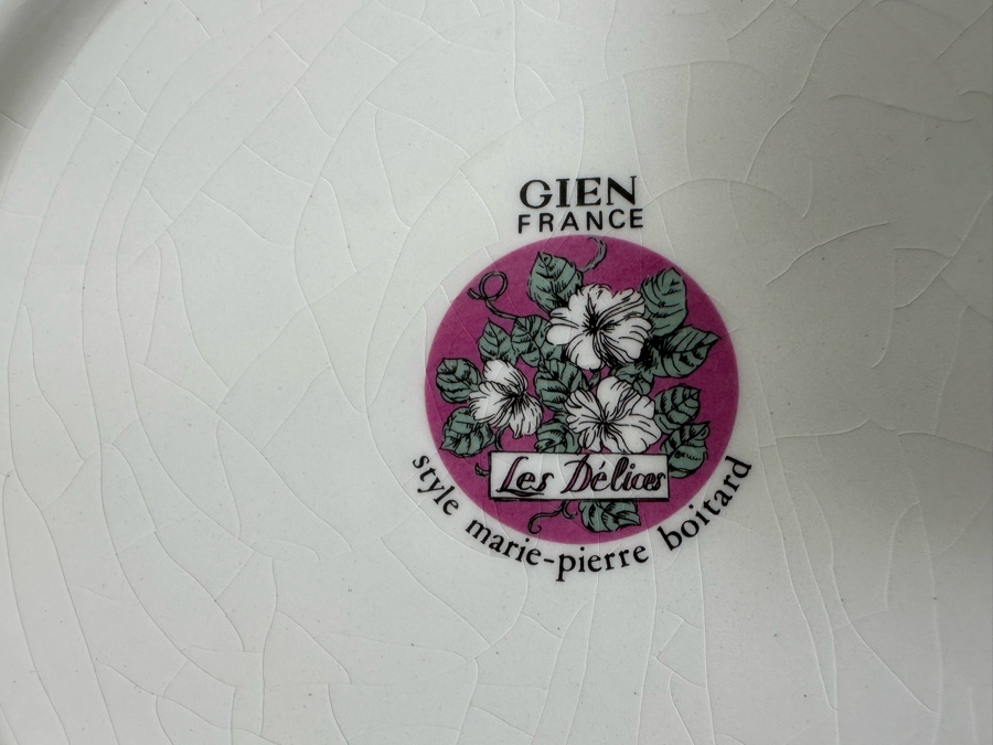 GIEN France Cheese And Dessert Plates 8.5R 18 Plates Total [Photo 13]