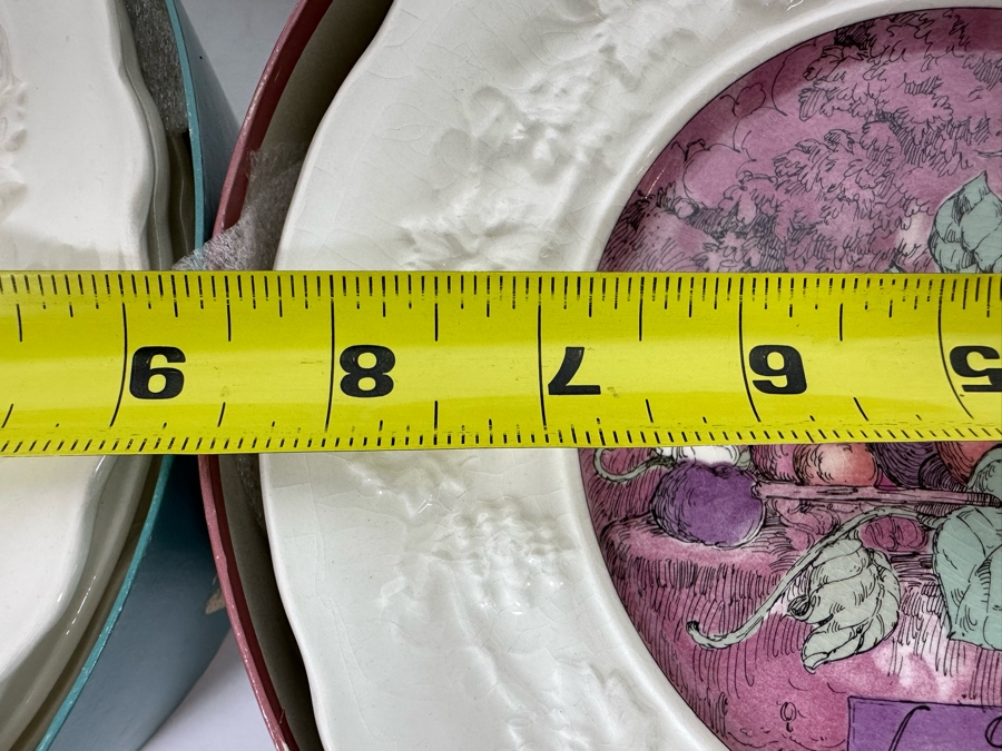 GIEN France Cheese And Dessert Plates 8.5R 18 Plates Total [Photo 16]