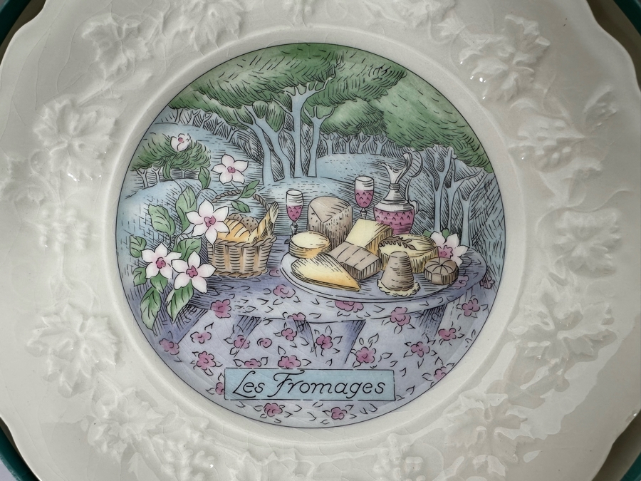 GIEN France Cheese And Dessert Plates 8.5R 18 Plates Total [Photo 7]