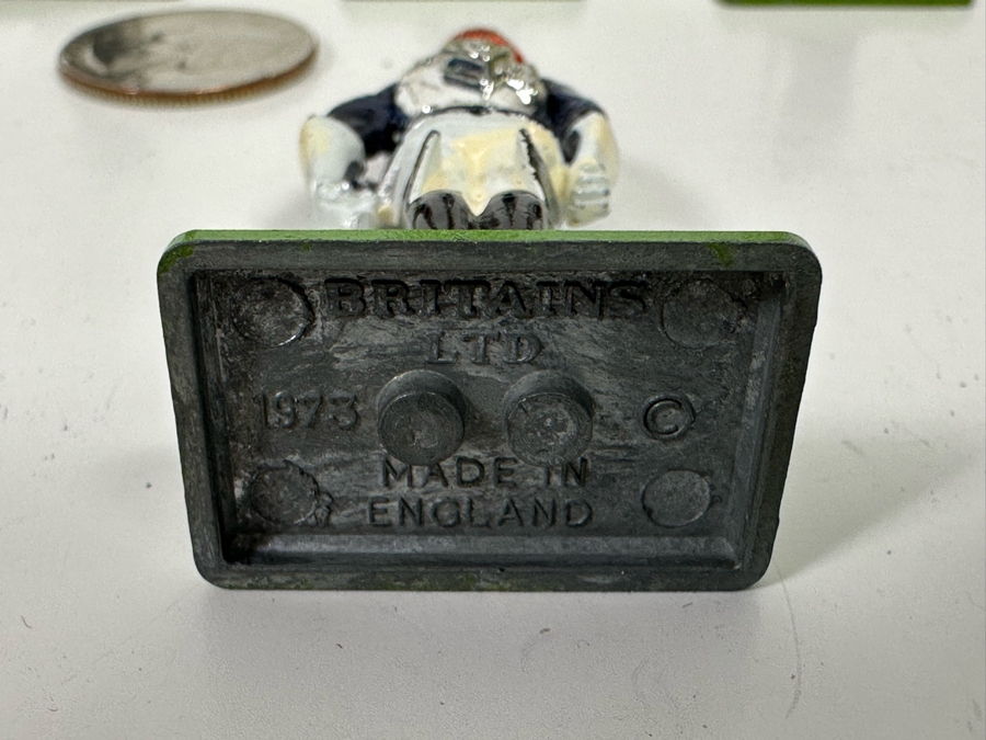 Vintage 1973 Britains Ltd Hand Painted Metal Toy Soldiers Made In England 2.5H [Photo 9]