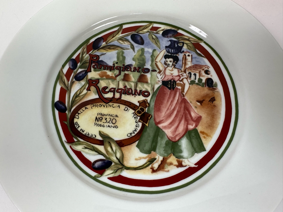 Set Of 4 Restoration Hardware Cheese Plates And Set Of 4 Crabtree & Evelyn Dessert Plates [Photo 13]