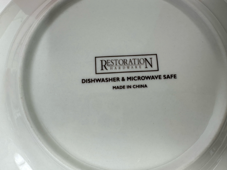 Set Of 4 Restoration Hardware Cheese Plates And Set Of 4 Crabtree & Evelyn Dessert Plates [Photo 14]