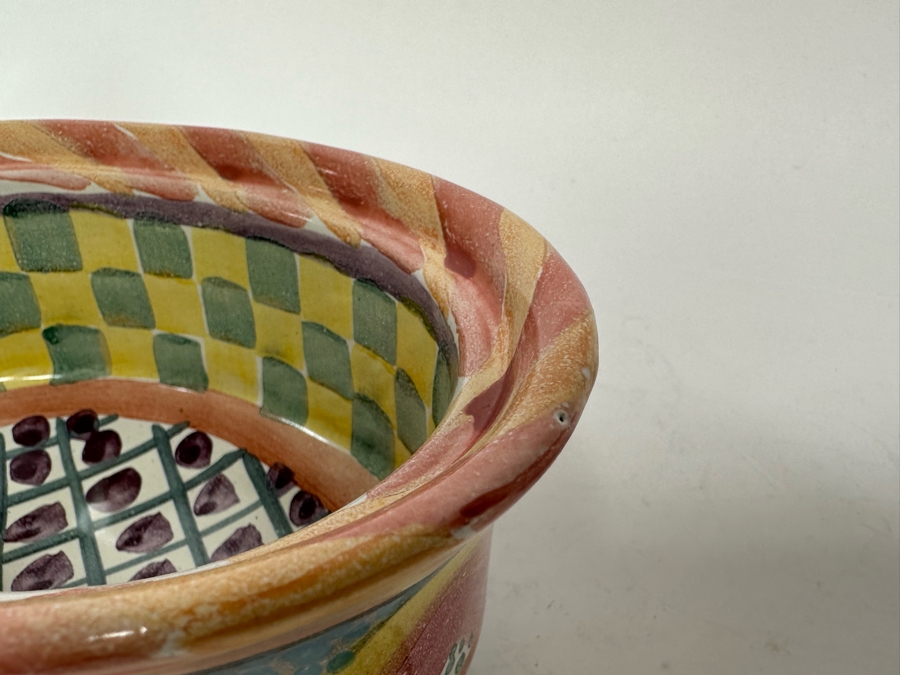 Victoria And Richard MacKenzie-Childs Ltd Oval Lidded Serving Bowl 7W X 4.5D X 4.5H [Photo 5]