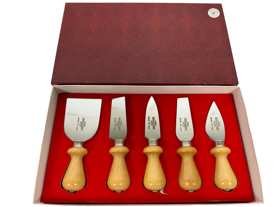 Williams Sonoma Boxed Cheese Knives Set Grande Cuisine Made In Italy