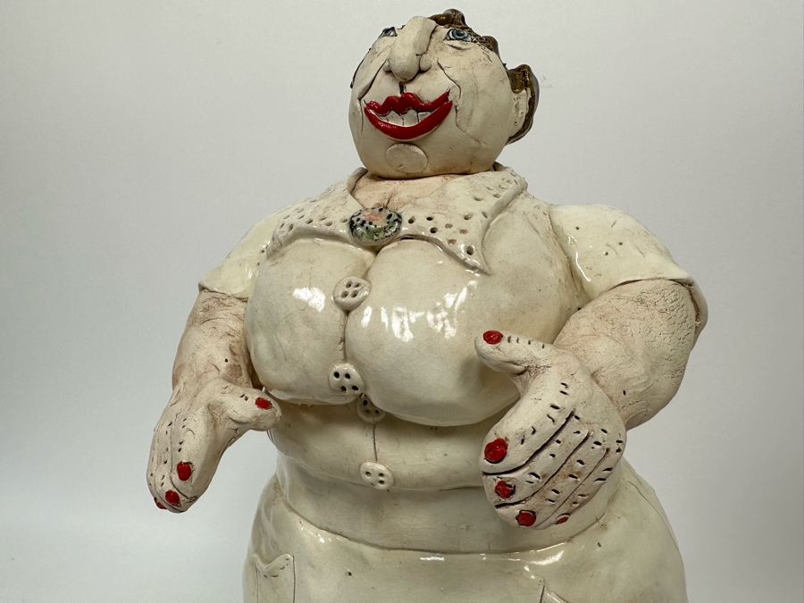 Cynthia Hipkiss Original Ceramic Sculpture 2002 9W X 17H [Photo 7]