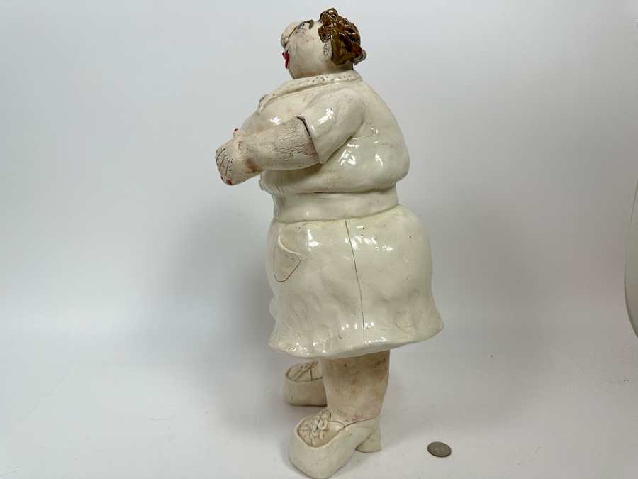 Cynthia Hipkiss Original Ceramic Sculpture 2002 9W X 17H [Photo 14]