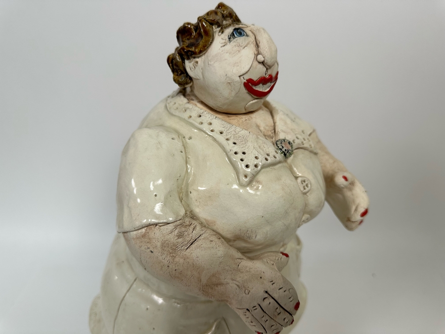 Cynthia Hipkiss Original Ceramic Sculpture 2002 9W X 17H [Photo 9]