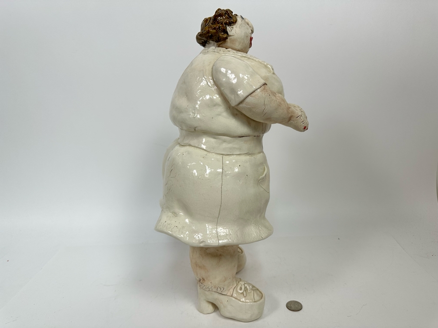 Cynthia Hipkiss Original Ceramic Sculpture 2002 9W X 17H [Photo 10]