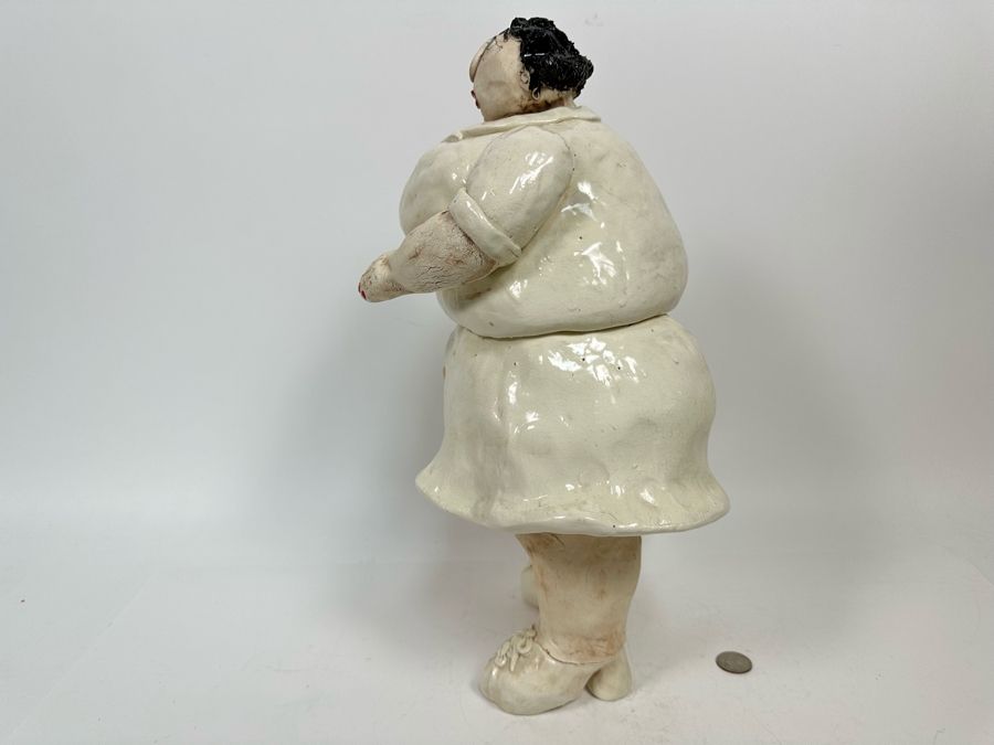 Cynthia Hipkiss Original Ceramic Sculpture 2002 10W X 7.5D X 17H [Photo 14]