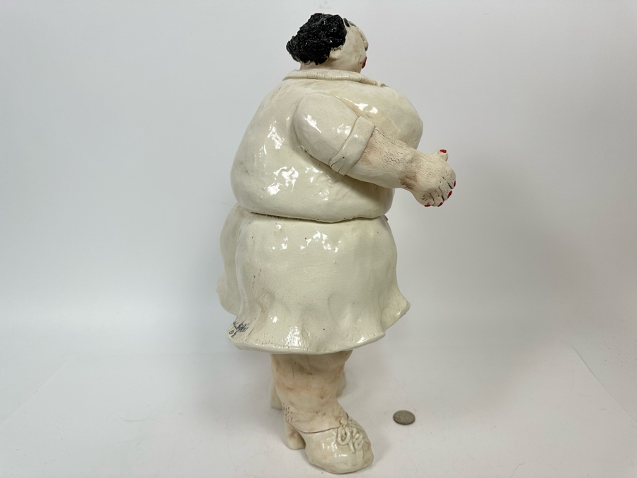 Cynthia Hipkiss Original Ceramic Sculpture 2002 10W X 7.5D X 17H [Photo 10]