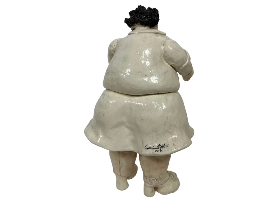 Cynthia Hipkiss Original Ceramic Sculpture 2002 10W X 7.5D X 17H [Photo 3]