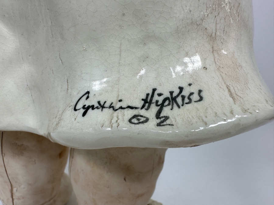 Cynthia Hipkiss Original Ceramic Sculpture 2002 10W X 7.5D X 17H [Photo 12]