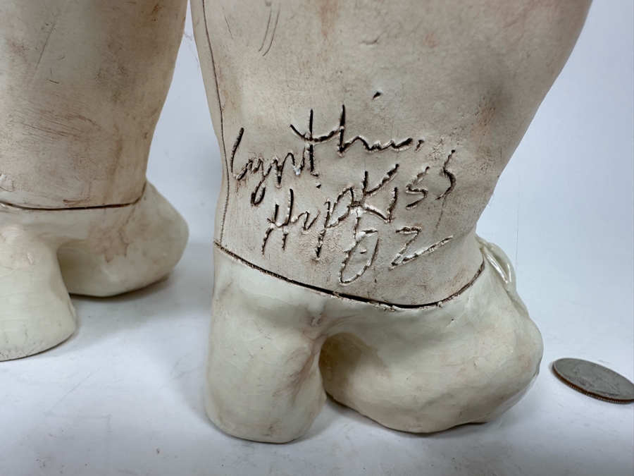 Cynthia Hipkiss Original Ceramic Sculpture 2002 10W X 7.5D X 17H [Photo 13]