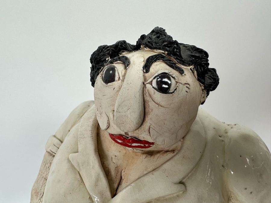 Cynthia Hipkiss Original Ceramic Sculpture 2002 10W X 7.5D X 17H [Photo 17]