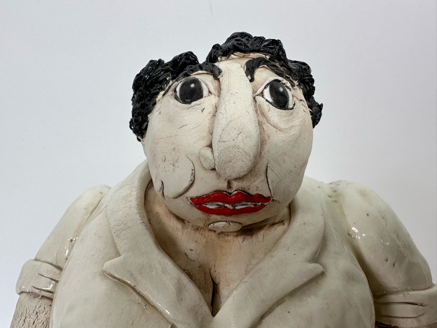 Cynthia Hipkiss Original Ceramic Sculpture 2002 10W X 7.5D X 17H [Photo 7]