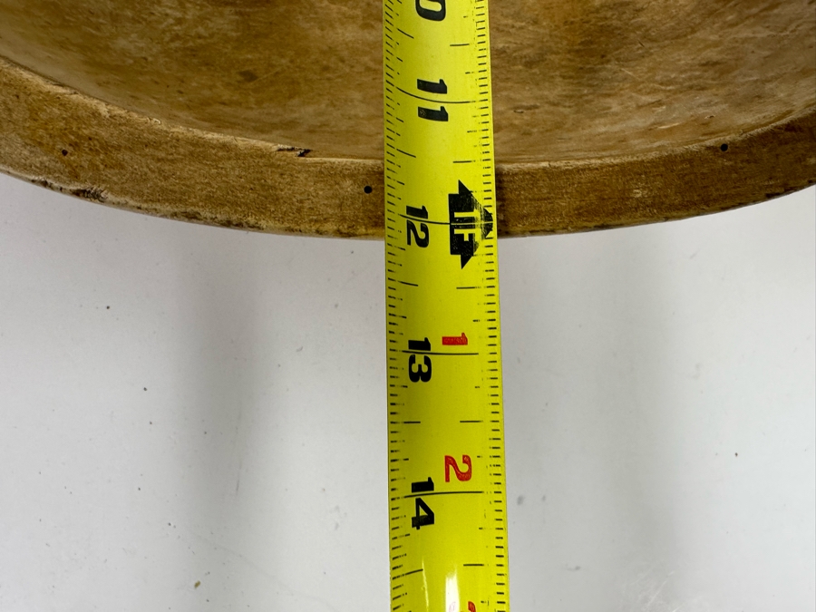 Antique Primitive Wooden Dough Bowl 18W X 12D X 4H [Photo 12]