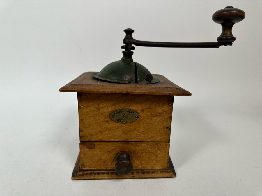 Antique Peugeot Freres Coffee Grinder 8.5W X 5D X 7H [Photo 3]