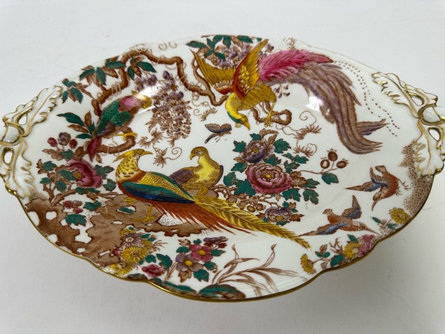 Royal Crown Derby Olde Avesbury Footed Oval Dish 10 X 7 X 1 3/4H [Photo 4]