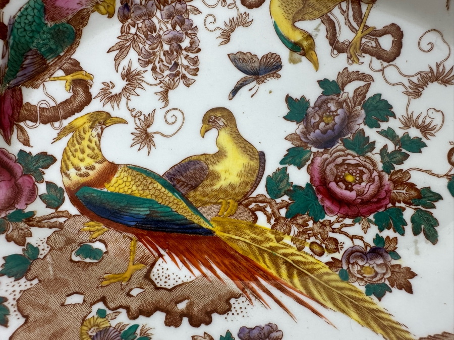 Royal Crown Derby Olde Avesbury Footed Oval Dish 10 X 7 X 1 3/4H [Photo 5]