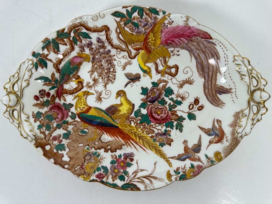 Royal Crown Derby Olde Avesbury Footed Oval Dish 10 X 7 X 1 3/4H [Photo 2]