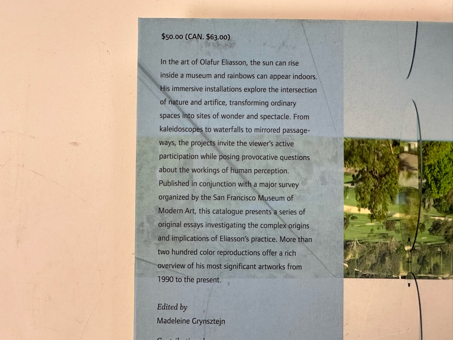 Art Book Take Your Time: Olafur Eliasson Published By Thames & Hudson Retails $50 [Photo 7]