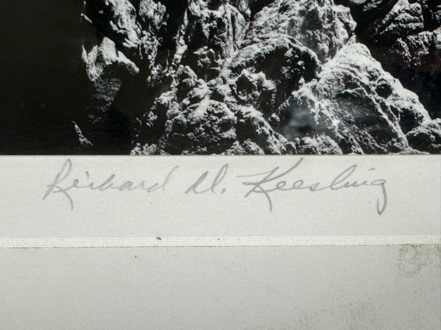Richard D. Keesling Signed Photograph Of Carmel By The Sea Limited Edition 1 Of 10 (Dick Keesling Was Also Actress Betty White's Manager For Many Decades) 20 X 17 Framed 28 X 22 Estimate $1,000-$1,200 [Photo 6]