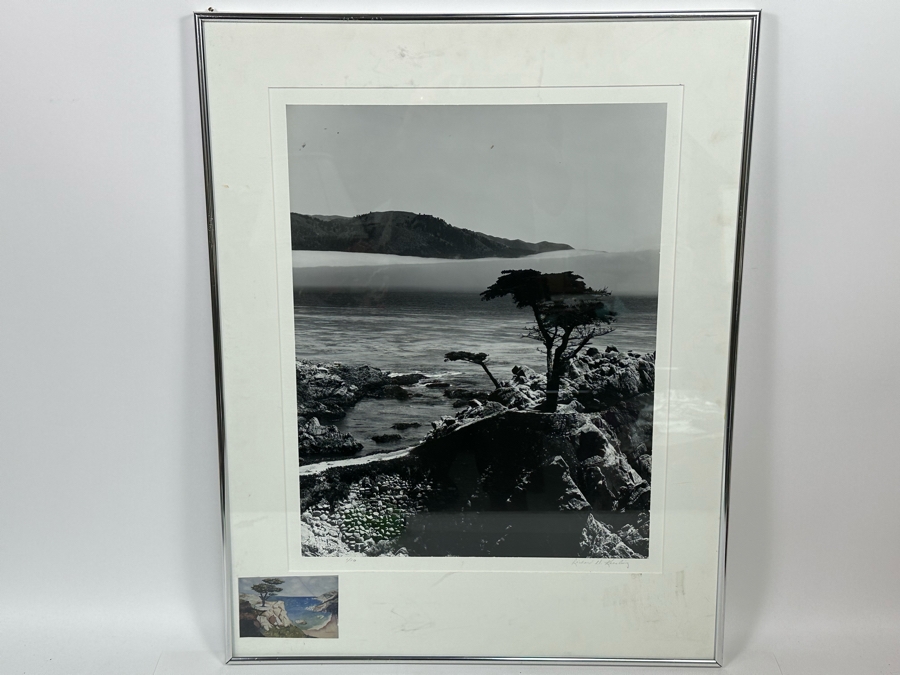 Richard D. Keesling Signed Photograph Of Carmel By The Sea Limited Edition 1 Of 10 (Dick Keesling Was Also Actress Betty White's Manager For Many Decades) 20 X 17 Framed 28 X 22 Estimate $1,000-$1,200 [Photo 4]