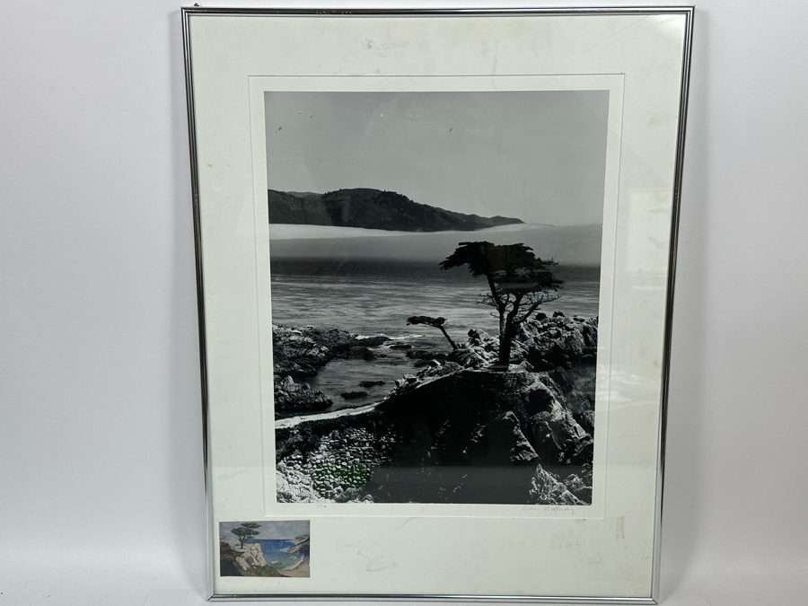 Richard D. Keesling Signed Photograph Of Carmel By The Sea Limited Edition 1 Of 10 (Dick Keesling Was Also Actress Betty White's Manager For Many Decades) 20 X 17 Framed 28 X 22 Estimate $1,000-$1,200 [Photo 3]