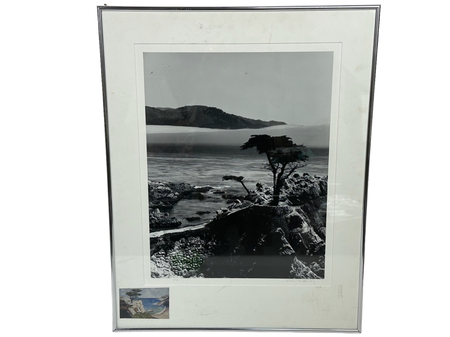 Richard D. Keesling Signed Photograph Of Carmel By The Sea Limited Edition 1 Of 10 (Dick Keesling Was Also Actress Betty White's Manager For Many Decades) 20 X 17 Framed 28 X 22 Estimate $1,000-$1,200
