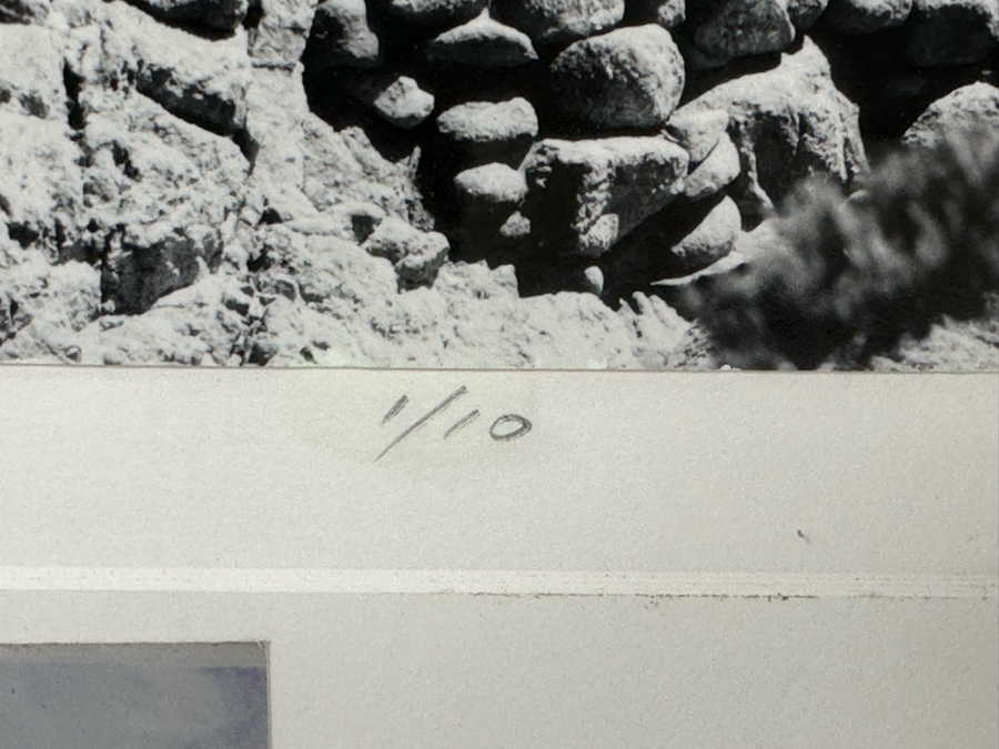 Richard D. Keesling Signed Photograph Of Carmel By The Sea Limited Edition 1 Of 10 (Dick Keesling Was Also Actress Betty White's Manager For Many Decades) 20 X 17 Framed 28 X 22 Estimate $1,000-$1,200 [Photo 8]