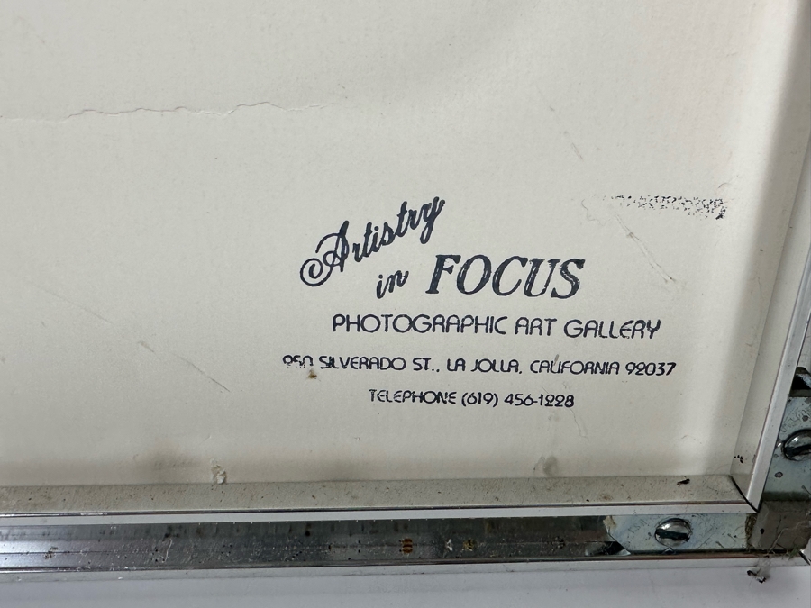 Richard D. Keesling Signed Photograph Of Carmel By The Sea Limited Edition 1 Of 10 (Dick Keesling Was Also Actress Betty White's Manager For Many Decades) 20 X 17 Framed 28 X 22 Estimate $1,000-$1,200 [Photo 15]