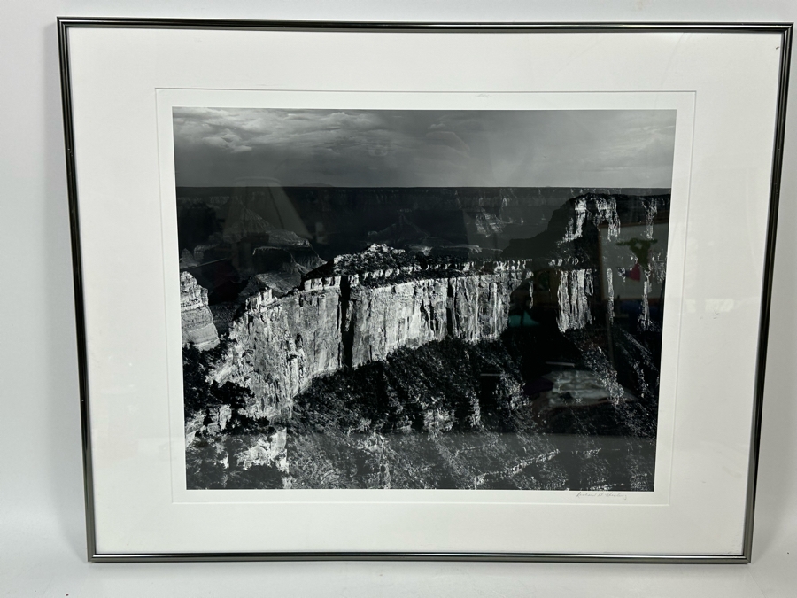 Richard D. Keesling Signed Photograph Of The Grand Canyon (Dick Keesling Was Also Actress Betty White's Manager For Many Decades) 20 X 17 Framed 28 X 22 Estimate $1,000-$1,200 [Photo 2]