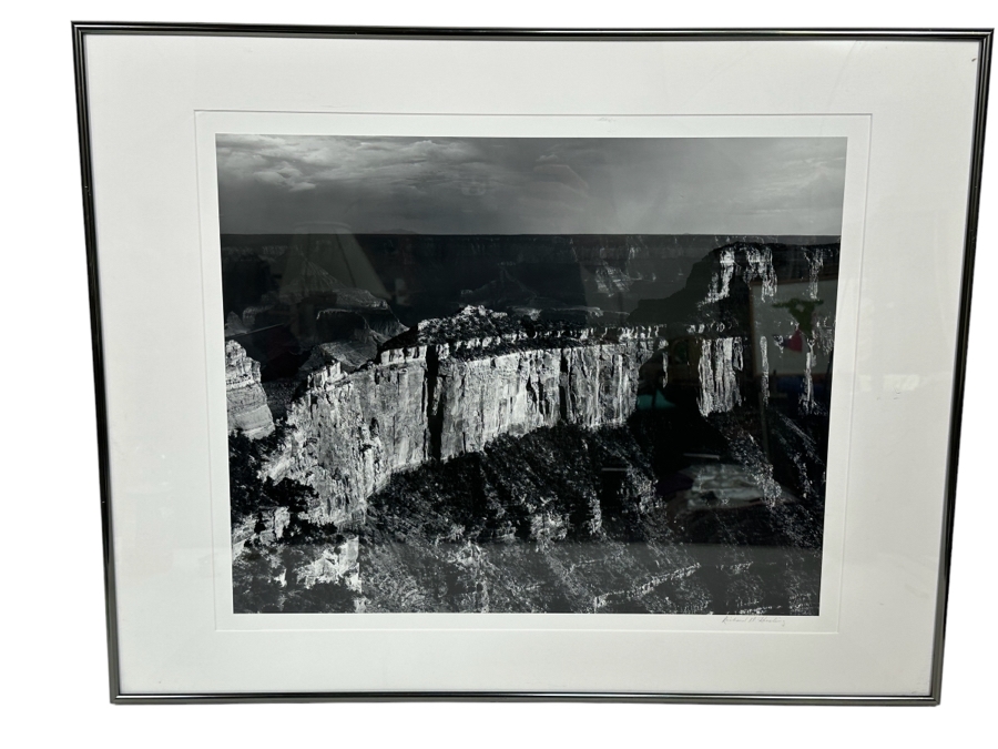 Richard D. Keesling Signed Photograph Of The Grand Canyon (Dick Keesling Was Also Actress Betty White's Manager For Many Decades) 20 X 17 Framed 28 X 22 Estimate $1,000-$1,200