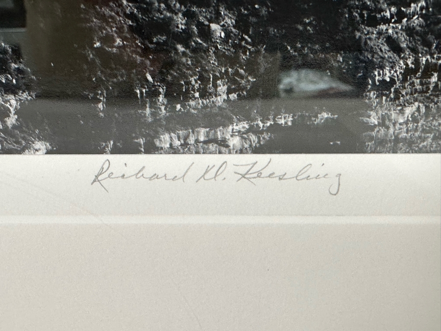 Richard D. Keesling Signed Photograph Of The Grand Canyon (Dick Keesling Was Also Actress Betty White's Manager For Many Decades) 20 X 17 Framed 28 X 22 Estimate $1,000-$1,200 [Photo 5]