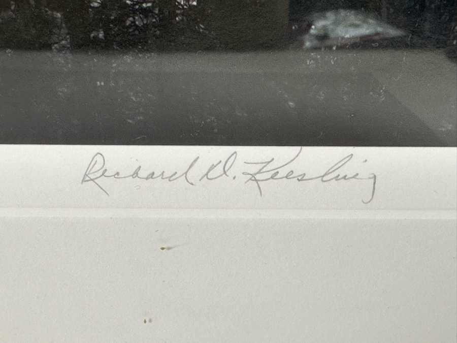 Richard D. Keesling Signed Photograph Of Mount Rushmore National Memorial (Dick Keesling Was Also Actress Betty White's Manager For Many Decades) 20 X 17 Framed 28 X 22 Estimate $1,000-$1,200 [Photo 7]