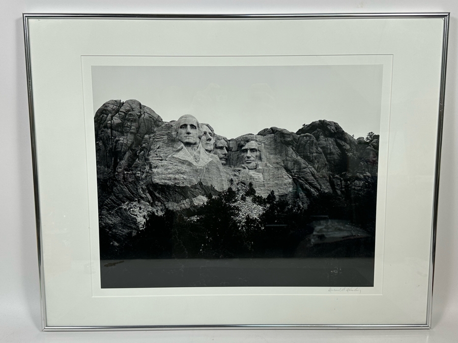 Richard D. Keesling Signed Photograph Of Mount Rushmore National Memorial (Dick Keesling Was Also Actress Betty White's Manager For Many Decades) 20 X 17 Framed 28 X 22 Estimate $1,000-$1,200 [Photo 3]