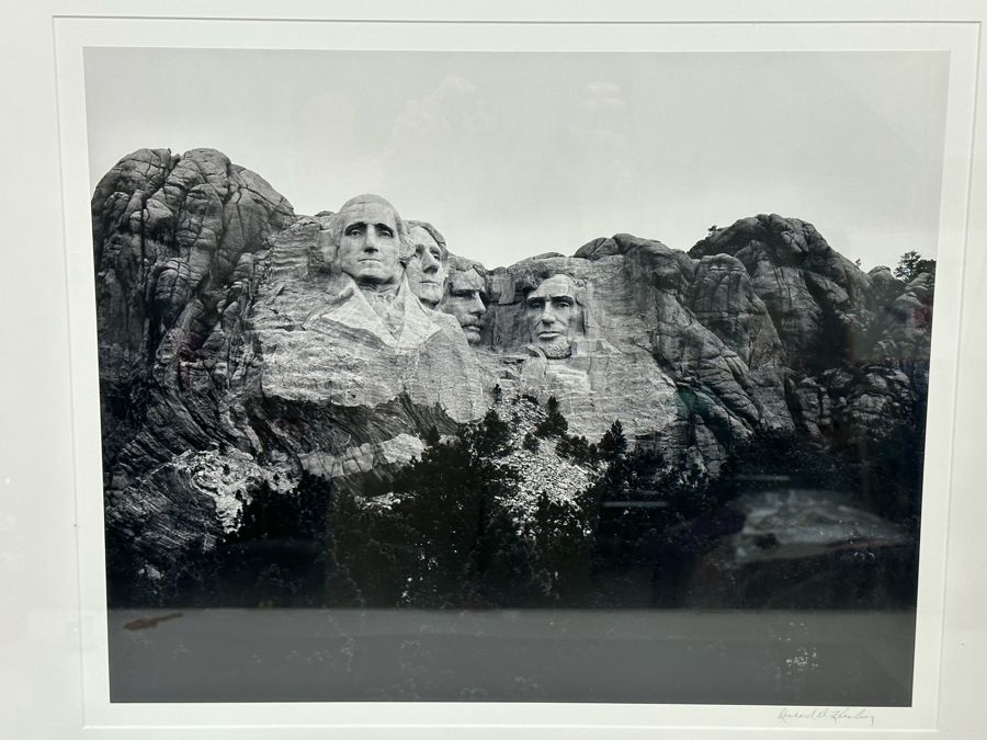 Richard D. Keesling Signed Photograph Of Mount Rushmore National Memorial (Dick Keesling Was Also Actress Betty White's Manager For Many Decades) 20 X 17 Framed 28 X 22 Estimate $1,000-$1,200 [Photo 4]