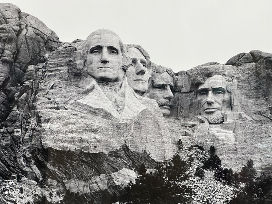 Richard D. Keesling Signed Photograph Of Mount Rushmore National Memorial (Dick Keesling Was Also Actress Betty White's Manager For Many Decades) 20 X 17 Framed 28 X 22 Estimate $1,000-$1,200 [Photo 5]